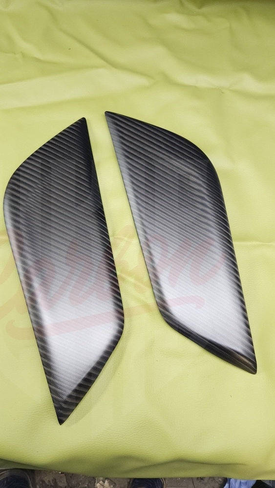 2015-2023 Mustang S550 4x4 Twill Matte Carbon Fiber Knee Pads