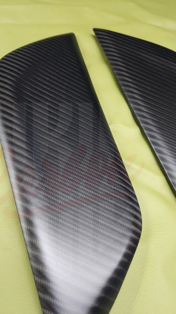 2015-2023 Mustang S550 4x4 Twill Matte Carbon Fiber Knee Pads