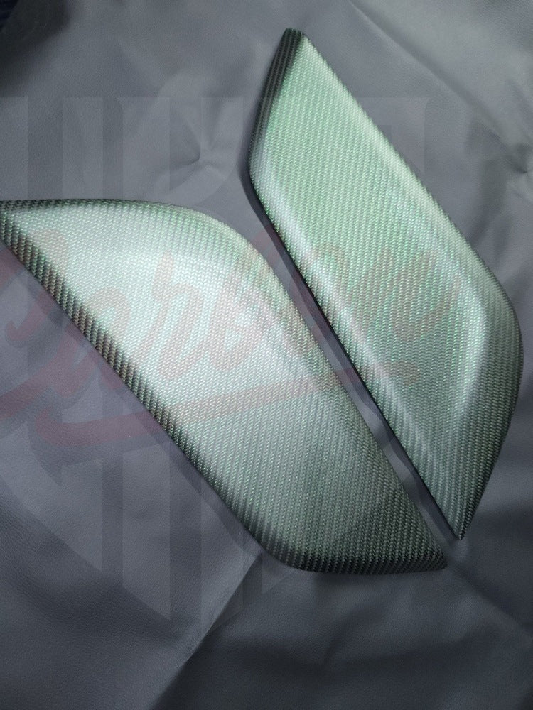 2015-2023 Mustang S550 Matte Reflective Green Carbon Fiber Knee Pads