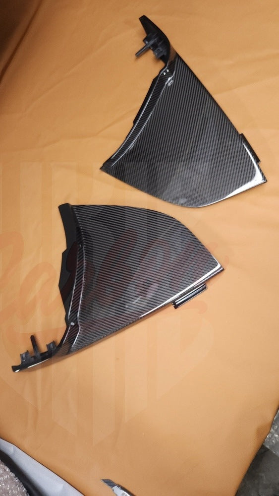 2005-2009 Mustang S197 Carbon Fiber Radio Bezel Side Trim Panels