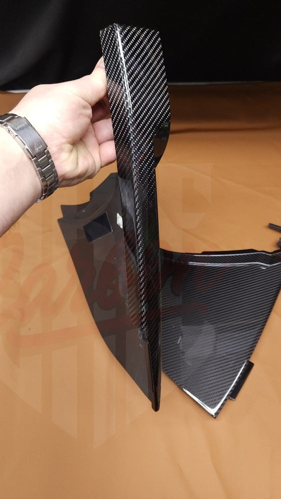 2005-2009 Mustang S197 Carbon Fiber Radio Bezel Side Trim Panels