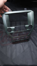 2015-2023 Mustang S550 Matte Green Reflective Carbon Fiber Navigation Bezel