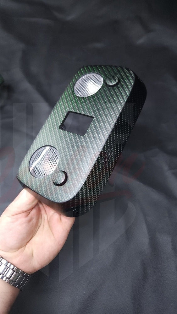 2015-2023 Mustang S550 Matte Green Reflective Carbon Fiber Dome Lights