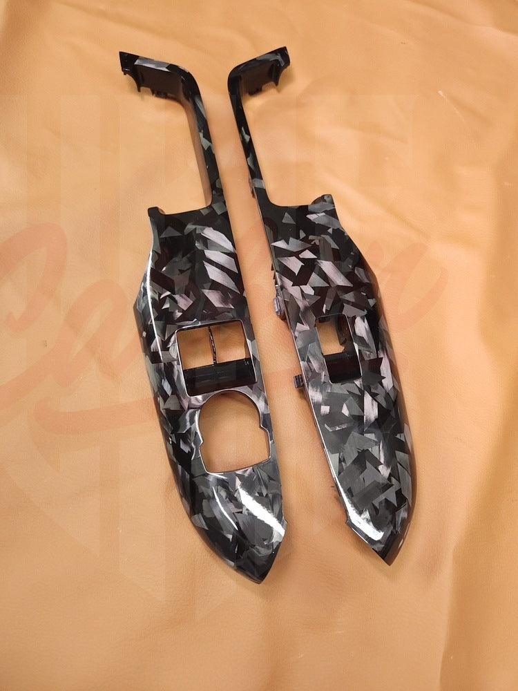 2015-2023 Mustang S550 Forged Carbon Fiber Door Panel Trim