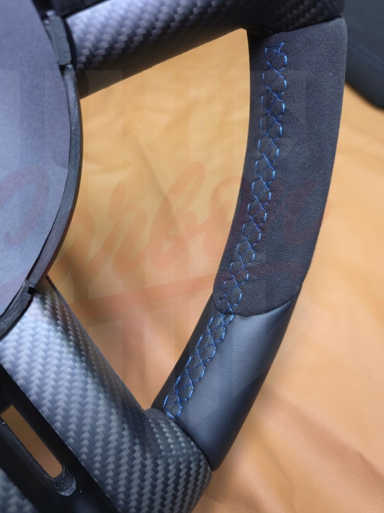 2010-2014 Mustang S197 Matte Carbon Fiber Steering Wheel