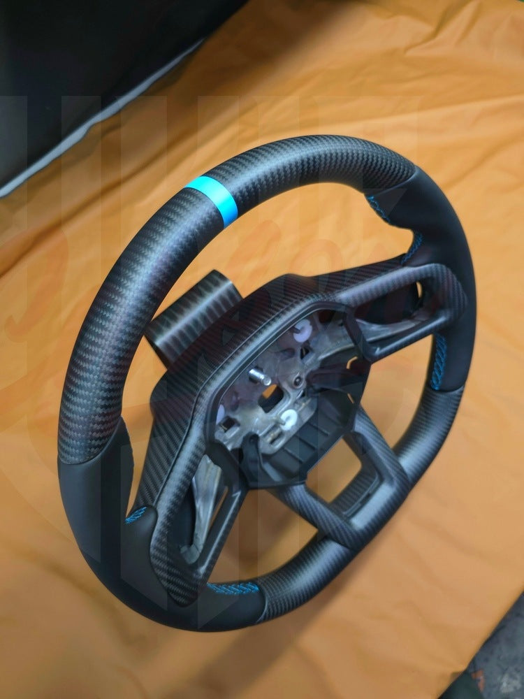 2024+ Mustang S650 Matte Carbon Fiber Steering Wheel