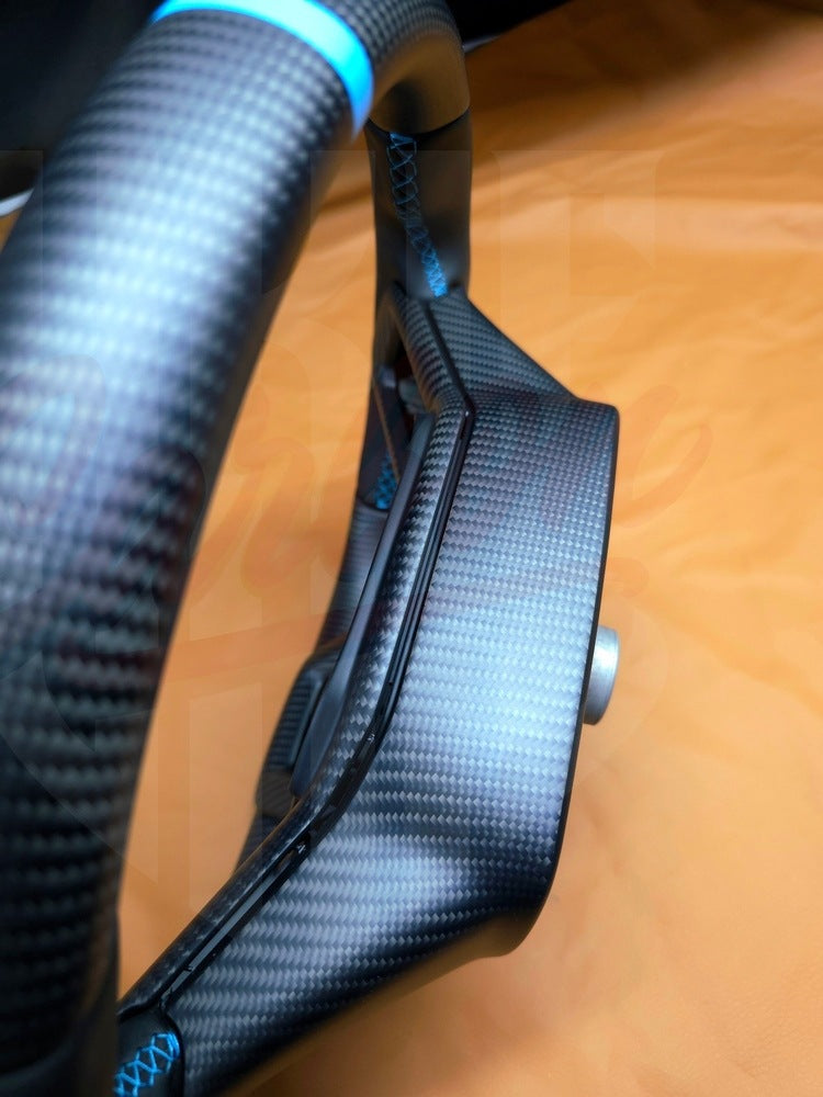 2024+ Mustang S650 Matte Carbon Fiber Steering Wheel