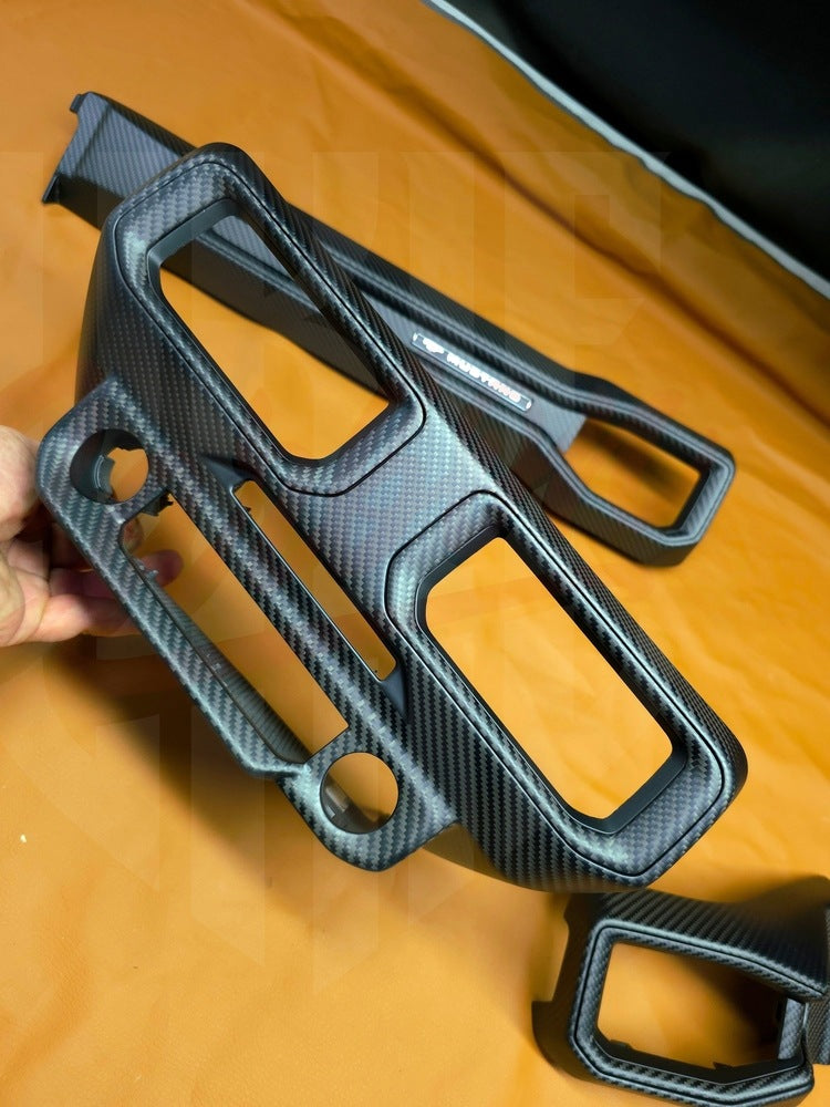 2024+ Mustang S650 Matte Carbon Fiber CENTER DASH AIR VENT GRILL