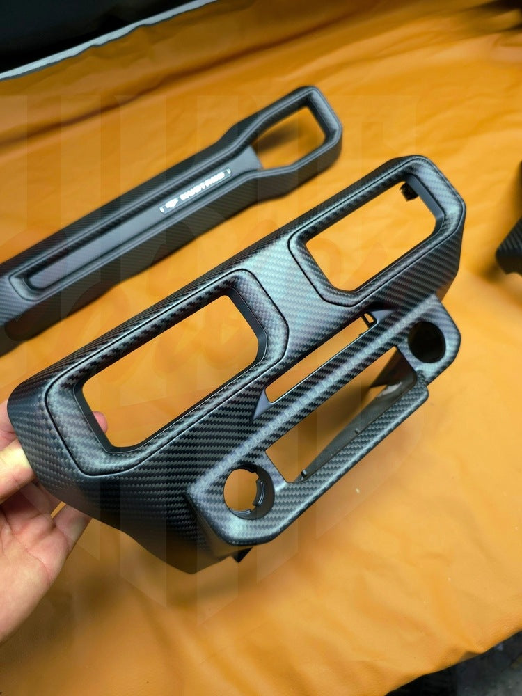 2024+ Mustang S650 Matte Carbon Fiber CENTER DASH AIR VENT GRILL