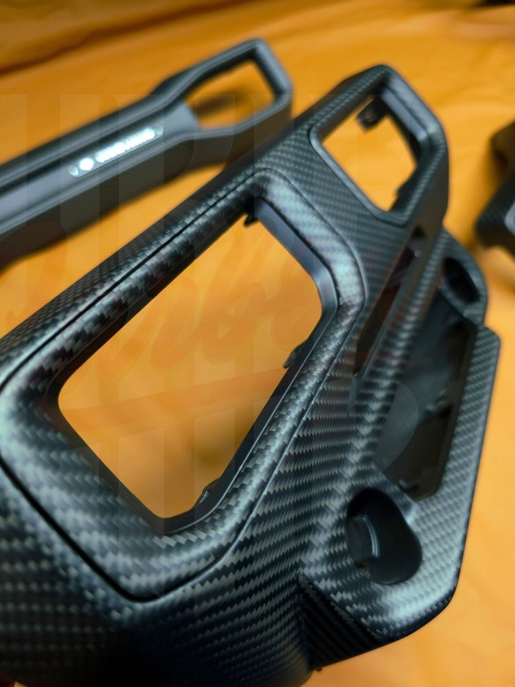 2024+ Mustang S650 Matte Carbon Fiber CENTER DASH AIR VENT GRILL