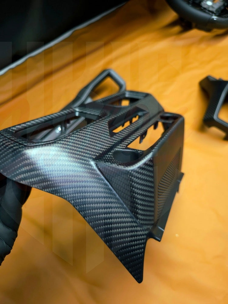 2024+ Mustang S650 Matte Carbon Fiber CENTER DASH AIR VENT GRILL