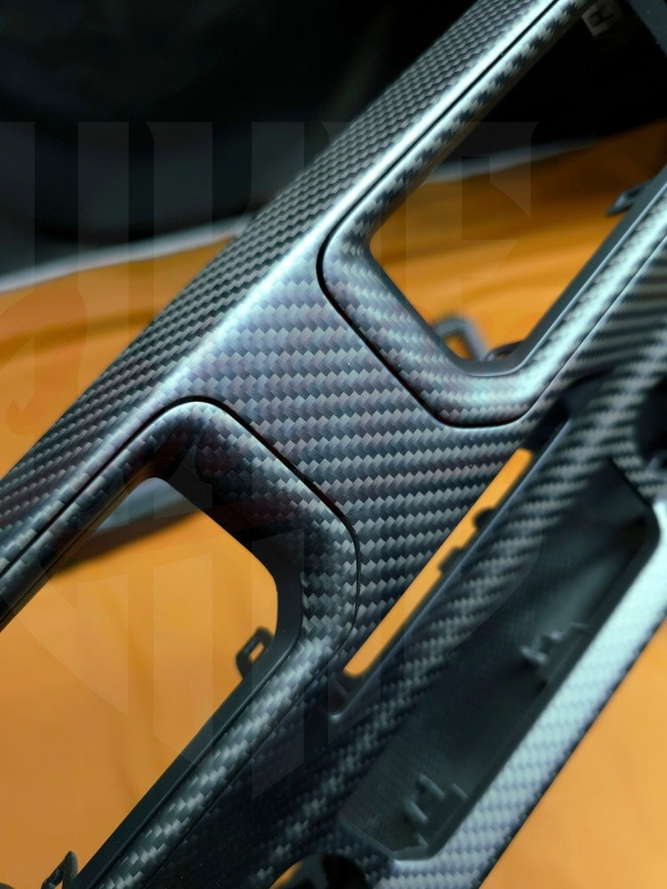 2024+ Mustang S650 Matte Carbon Fiber CENTER DASH AIR VENT GRILL