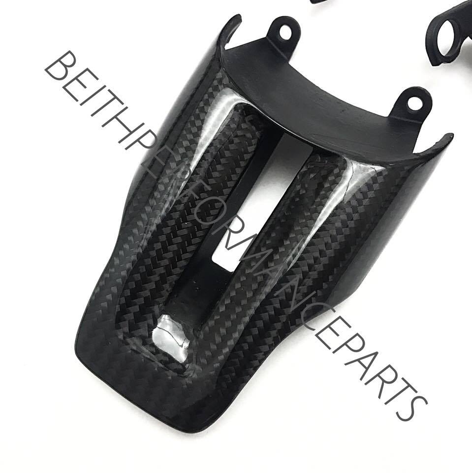 2015+ Mustang Genuine Carbon Fiber Steering Wheel Bezel Kit