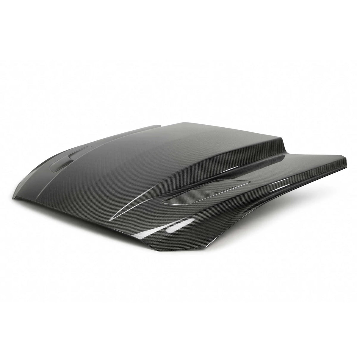 2018–2023 Ford Mustang Type-CJ Carbon Fiber Hood image 1