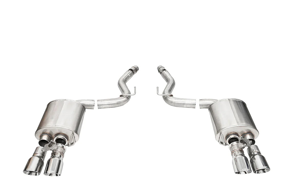 Corsa 24+ Ford Mustang GT Axle-Back 3.0in Single Rear Exit w/4.5in Tips