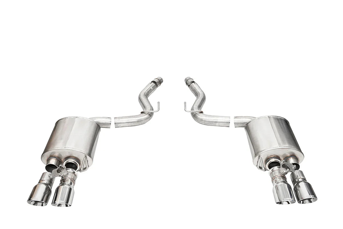 Corsa 24+ Ford Mustang GT Axle-Back 3.0in Single Rear Exit w/4.5in Tips