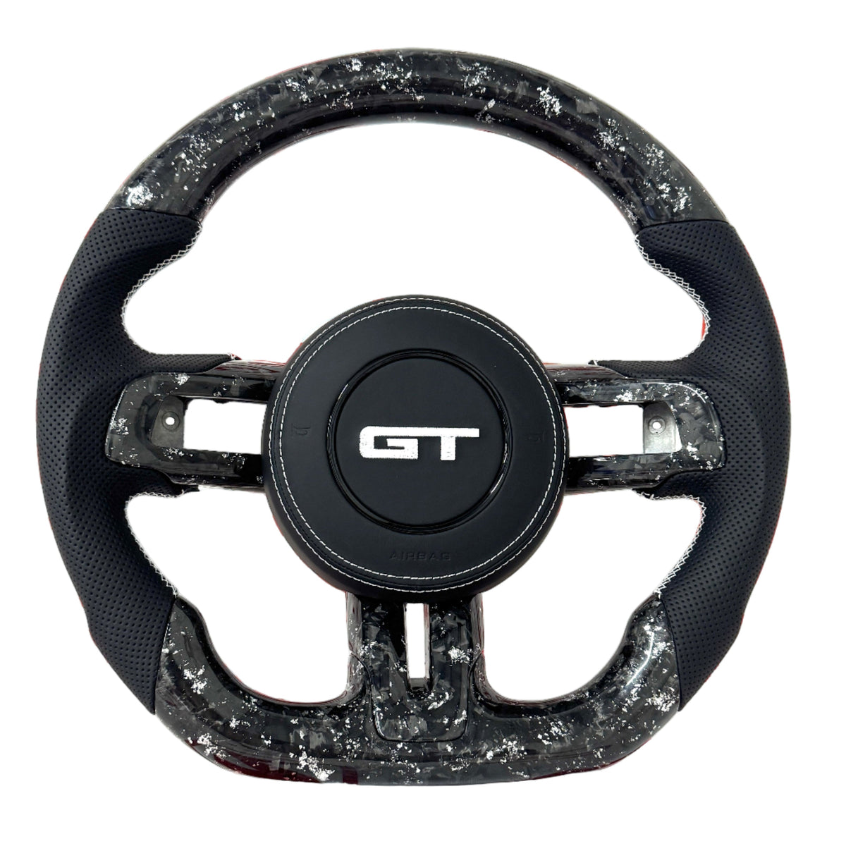 2015-2023 Ford Mustang Carbon Fiber Steering Wheel - Customizable