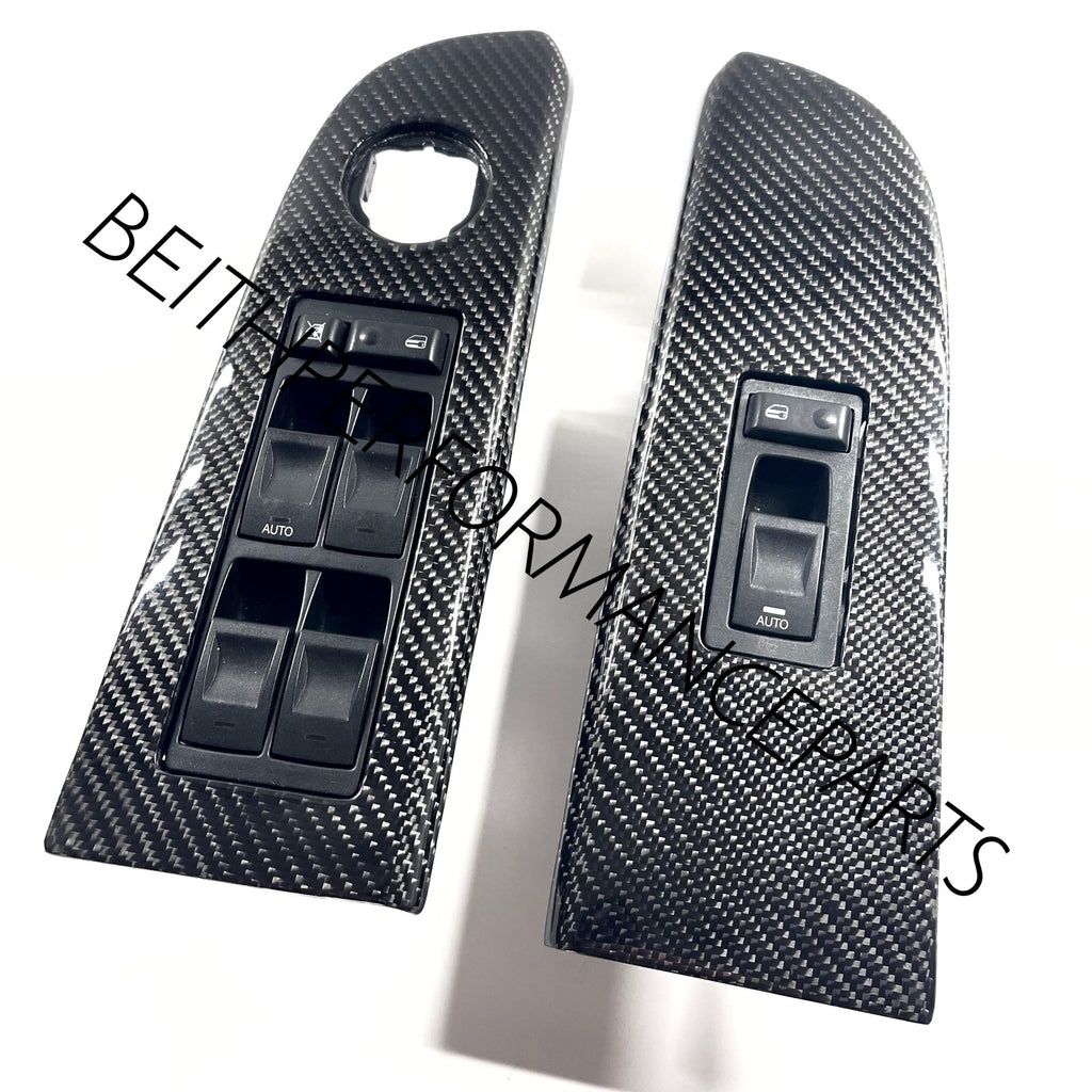 2006-2007 Jeep Cherokee – Carbon Window Switch Trims
