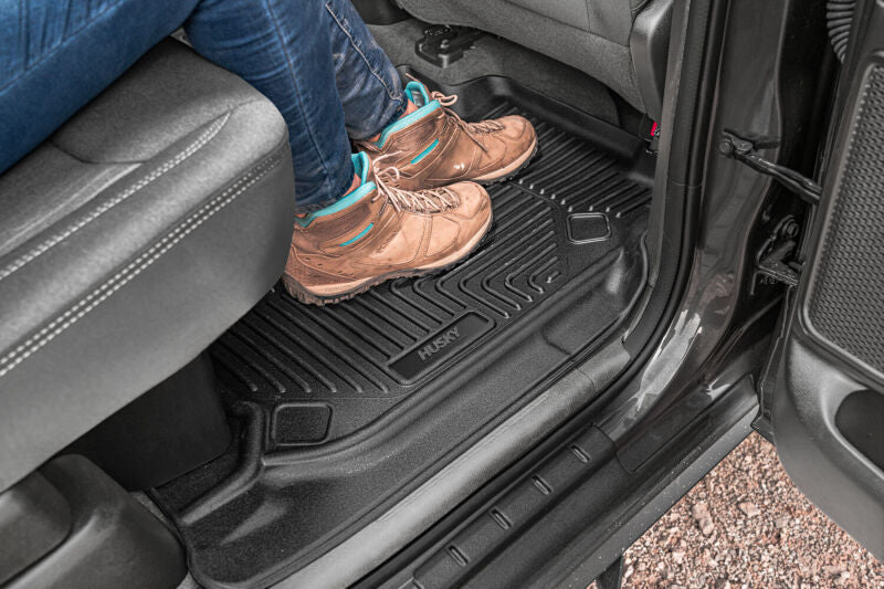 Husky Liners 19-23 Ford Ranger Supercrew X-Act Fr & 2nd Seat Floor Liner - Black