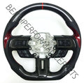 2015+ Mustang Carbon – *New Style* Red Stitch, Red Stripe *New Release!*