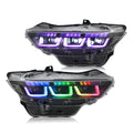 2024+ Ford Mustang RGB Triple Projector LED Headlights (Pair)