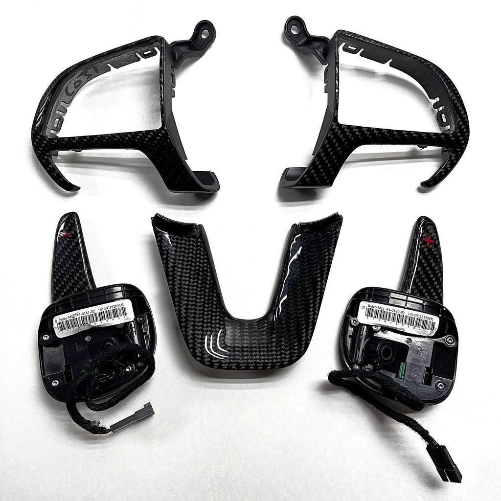 2015+ Dodge Charger/Challenger – Carbon Trim + Paddles