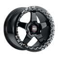 Weld S904 17X10 Ventura Drag Beadlock 5X120 ET45 BS7.15 Gloss Black MIL