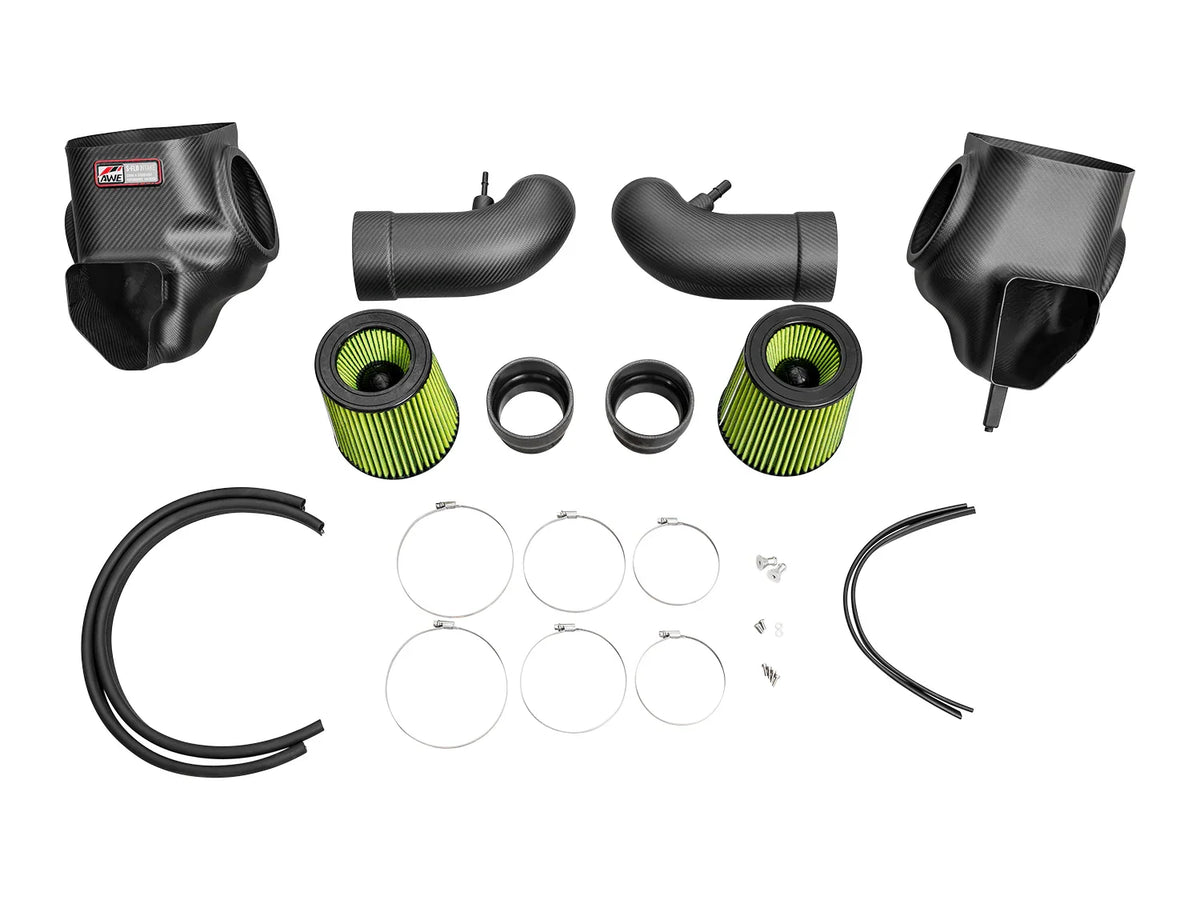 AWE S-FLO Carbon Fiber Intake System for 2024–2026 Ford Mustang GT & Dark Horse 5.0L – High-Flow Performance Intake
