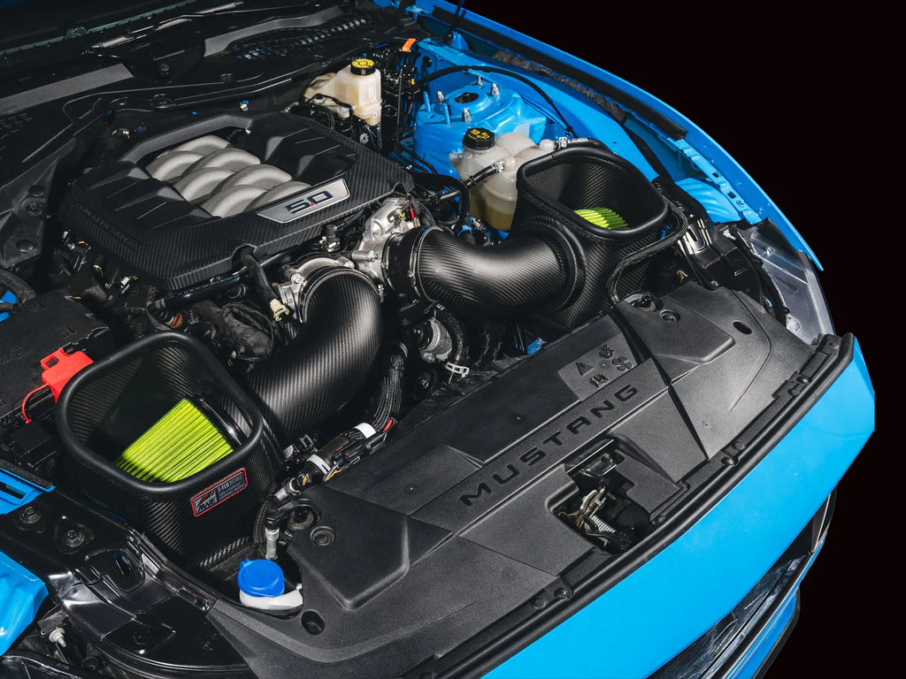 AWE S-FLO Carbon Fiber Intake System for 2024–2026 Ford Mustang GT & Dark Horse 5.0L – High-Flow Performance Intake