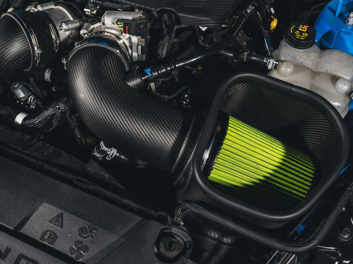AWE S-FLO Carbon Fiber Intake System for 2024–2026 Ford Mustang GT & Dark Horse 5.0L – High-Flow Performance Intake