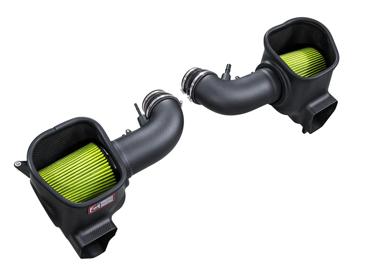 AWE S-FLO Carbon Fiber Intake System for 2024–2026 Ford Mustang GT & Dark Horse 5.0L – High-Flow Performance Intake