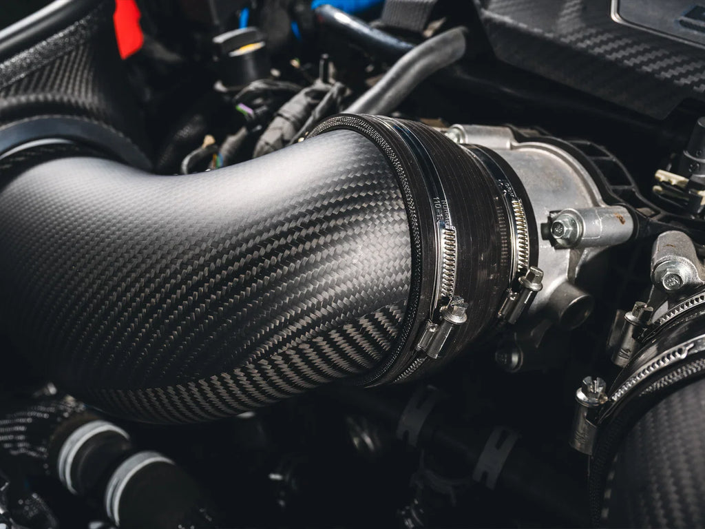 AWE S-FLO Carbon Fiber Intake System for 2024–2026 Ford Mustang GT & Dark Horse 5.0L – High-Flow Performance Intake