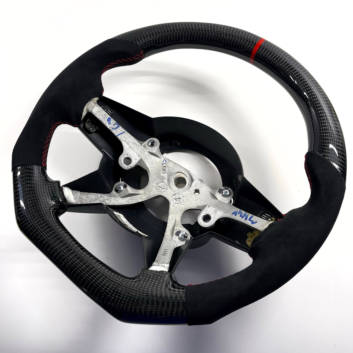 2006-2007 Jeep Grand Cherokee SRT8 Carbon Fiber Steering Wheel - Alcantara image 0