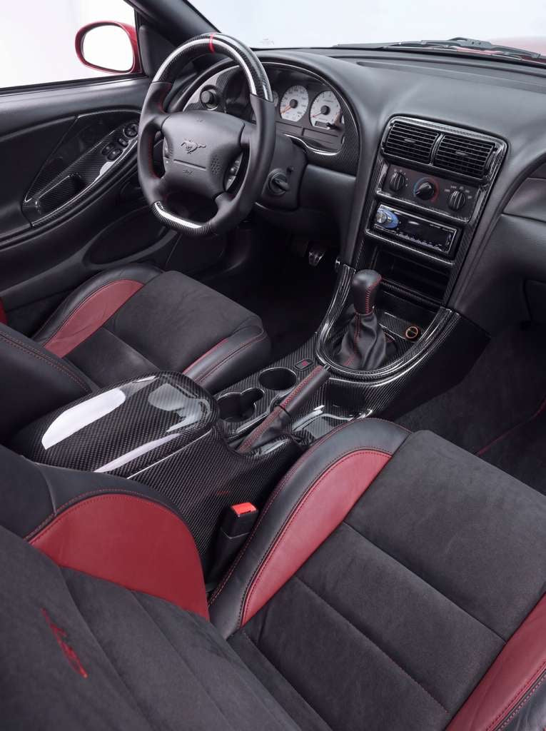 1999-2003 Ford Mustang GT Cobra Terminator Mach 1 Carbon Fiber Center Console image 0