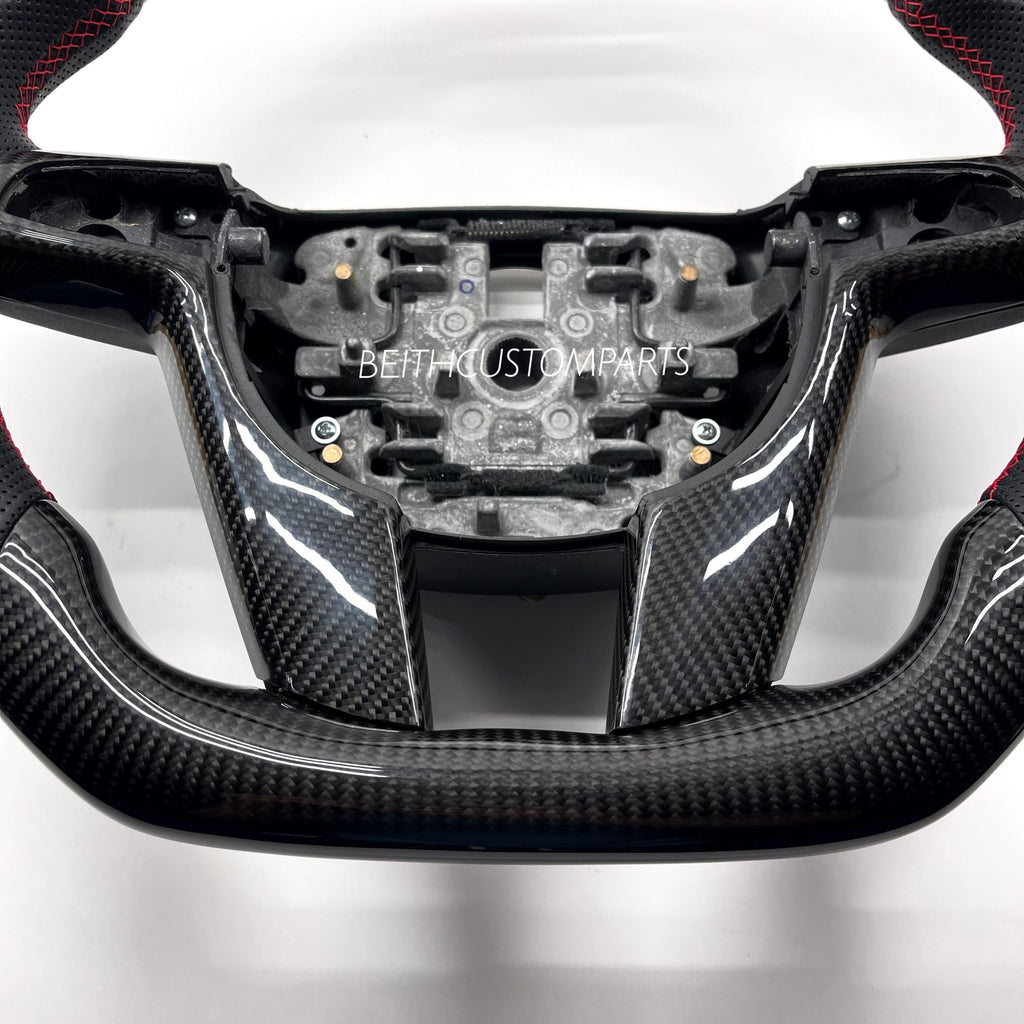 2008-2009 Pontiac G8 – Carbon – Red Stitch, Red Stripe