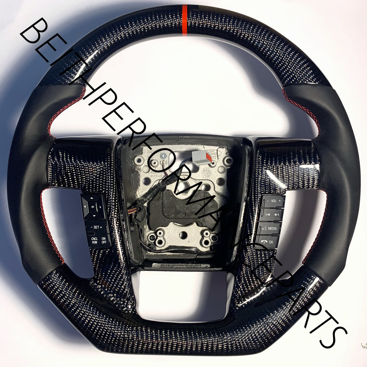 2011-2014 Ford Raptor – Carbon – Red Stitch, Red Stripe