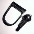 2015-2019 Ford Mustang Carbon Fiber Auto Shifter + Trim Bezel - Combo Deal image 0