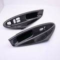 1994-2004 Ford Mustang Carbon Fiber Interior Door Handle Trim Bezels image 0