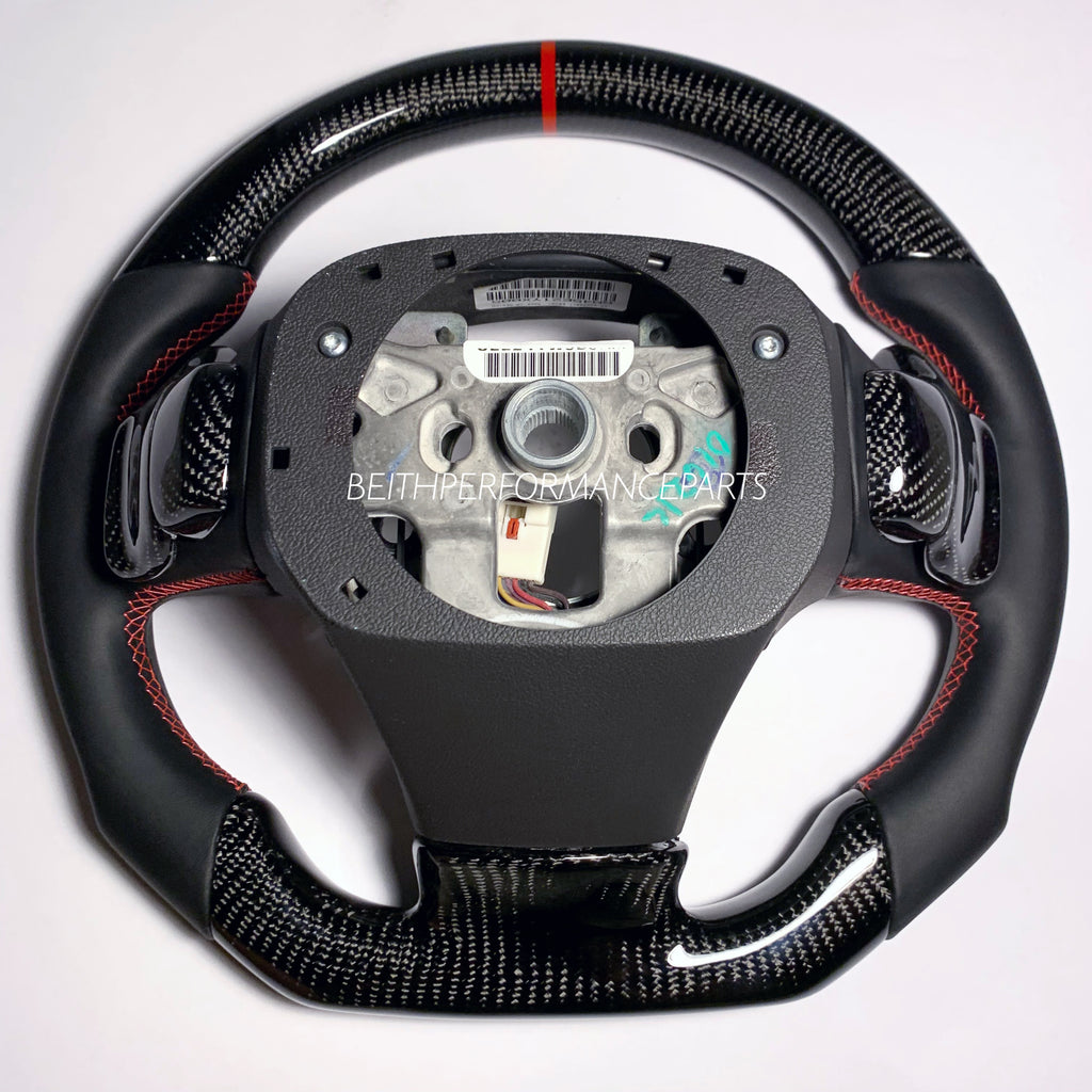 2006-2013 Chevrolet Corvette – Carbon – Red Stitch, Red Stripe