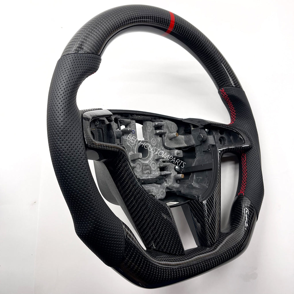 2008-2009 Pontiac G8 – Carbon – Red Stitch, Red Stripe