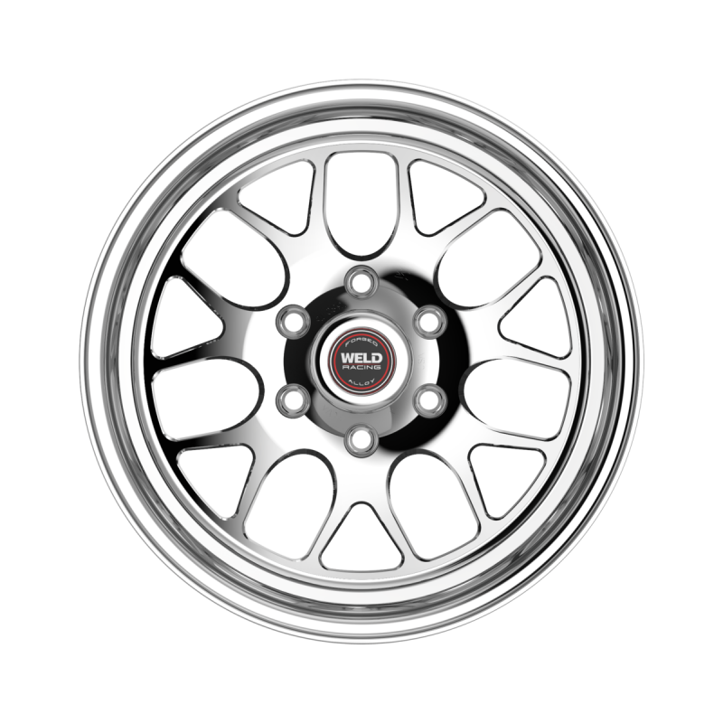 Weld S77 HD 15x10 / 6x139.7 / 6.5 BS / 3.54 HB - Polished Center - Polished Shell - Non-BL Wheel