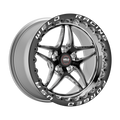 Weld S81 Beadlock 17x10/5x120.65/6.3 BS/3.18 HB - Black Center - Polished Shell - Black SBL Wheel