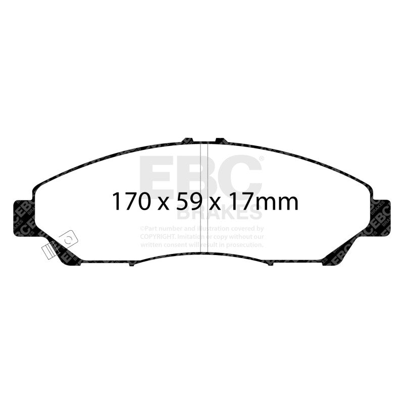 EBC 14+ Acura RLX 3.5 Hybrid Greenstuff Front Brake Pads