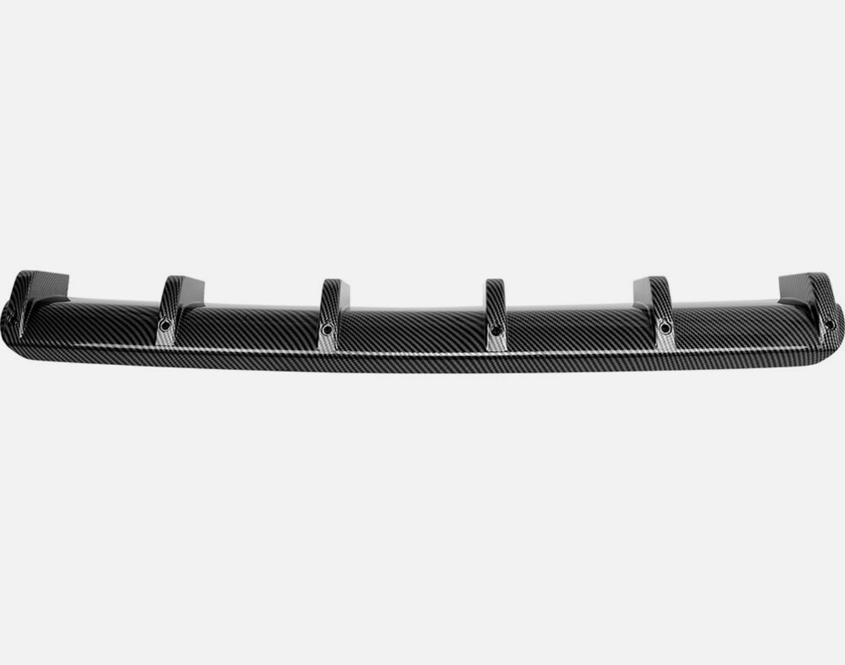 1999-2004 Ford Mustang Carbon Fiber Rear Diffuser - Shark Fins Lower Valance Lip