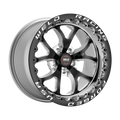 Weld S76 Beadlock 17x10.5/5x120.65/8.3 BS/3.18 HB - Black Center - Polished Shell - Black SBL Wheel