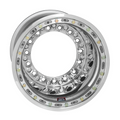 Weld Wide 5 XL 15x14 / 5x10.25 / 6 BS - Polished Shell - Black Mod OBL Wheel