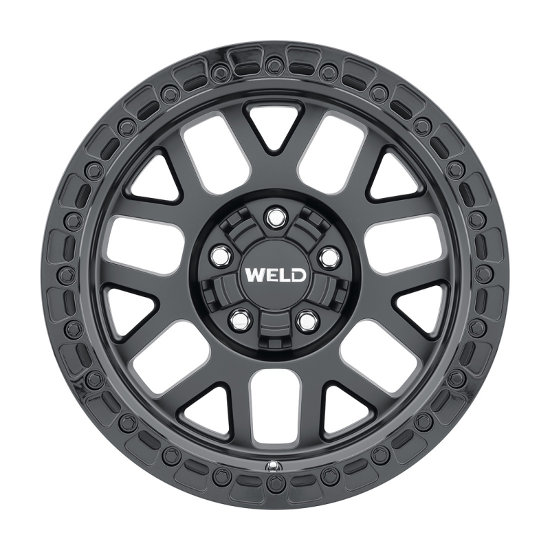 Weld Off-Road W104 20X10 Cinch Beadlock 5X127 5X139.7 ET-18 BS4.75 Satin Black - Non-BL