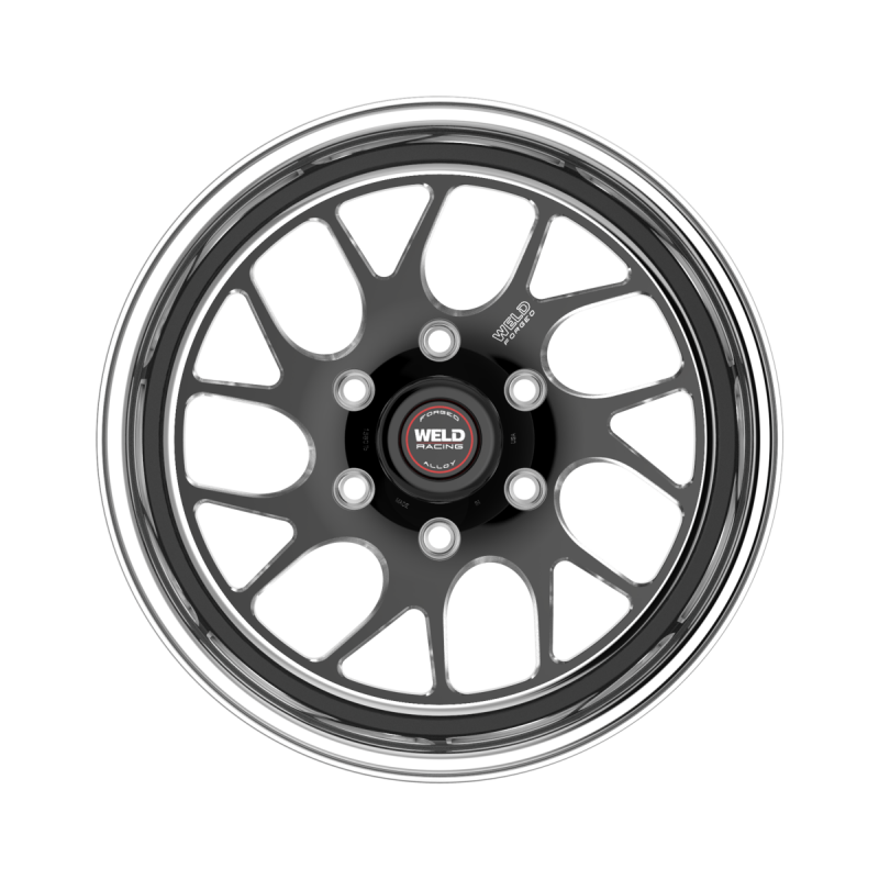 Weld S78 HD 17x9.5 / 6x139.7 / 5.7 BS / 3.54 HB - Black Center - Polished Shell - Non-BL Wheel