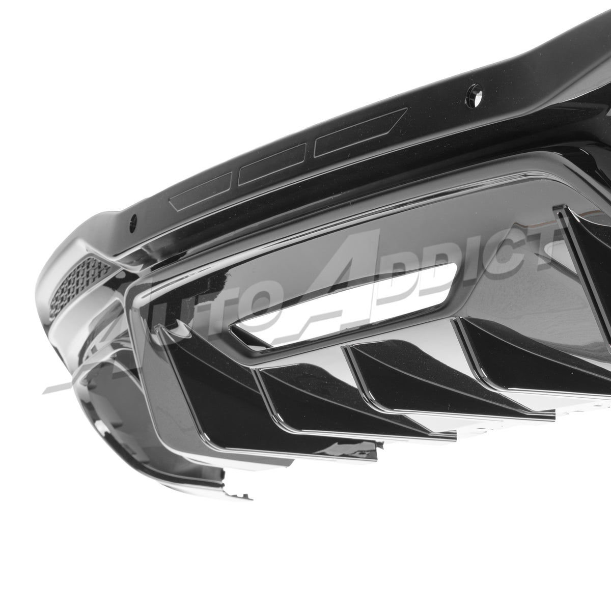 2024+ Ford Mustang Dark Horse Rear Diffuser Gloss Black Quad Tips