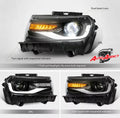 2014-2015 Chevy Camaro 6th Gen Style Headlights Projector LED DRL'S image 0